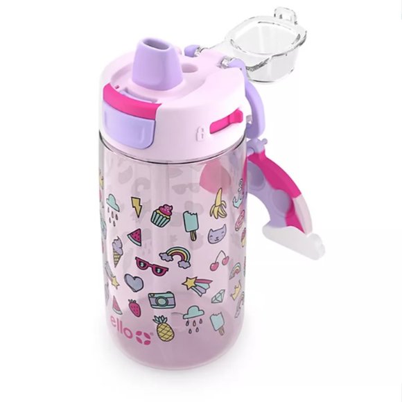Ello Colby Pop! 14oz Tritan Kids Water Bottle with Fidget Toy, 3-Pack - Picture 3 of 4